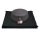 Meditations SET anthrazit/ schwarz Baumwolle BIO (OCS) -- 65x65x5 cm; &plusmn;2500 g