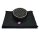Meditations SET Blume des Lebens schwarz gold -- 65x65x5 cm