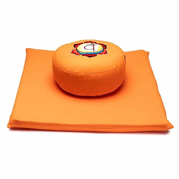 Meditations SET Chakra 2 orange -- 65x65x5 cm