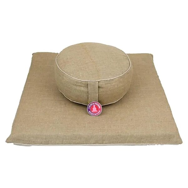 Meditations SET Hanf natur -- 65x65x5 cm
