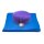 Meditations SET violett/ blau Baumwolle BIO (OCS) -- 65x65x5 cm; &plusmn;2500 g