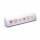 Meditationsbolster wei&szlig; Herzen BIO Baumwolle (OCS) -- 60x16 cm; 2300g
