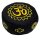 Meditationskissen 7 Chakren-OM gold/schwarz -- 33x17 cm