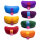 Meditationskissen Halbmond SET 7 Chakras -- &plusmn;1008 g; 33x13 cm