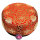 Meditationskissen Lotus Design rot -- 33x17 cm