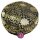 Meditationskissen Lotus Design schwarz/gold -- 33x17 cm