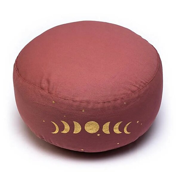 Meditationskissen Mondphasen Baumwolle BIO (OCS) -- 33x17cm; ±2300g