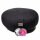 Meditationskissen schwarz flach Baumwolle BIO (OCS) -- 2200 g; 33x12 cm