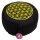 Meditationskissen schwarz/gold - Blume des Lebens -- 33x17 cm