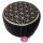 Meditationskissen Vintage-Look anthrazit Blume des Lebens -- &plusmn;2300g