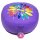 Meditationskissen violett Multicolor-Blume -- 33x17 cm