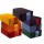 Meditationskissen/Bolster 7 Chakren SET -- 38x28x12 cm