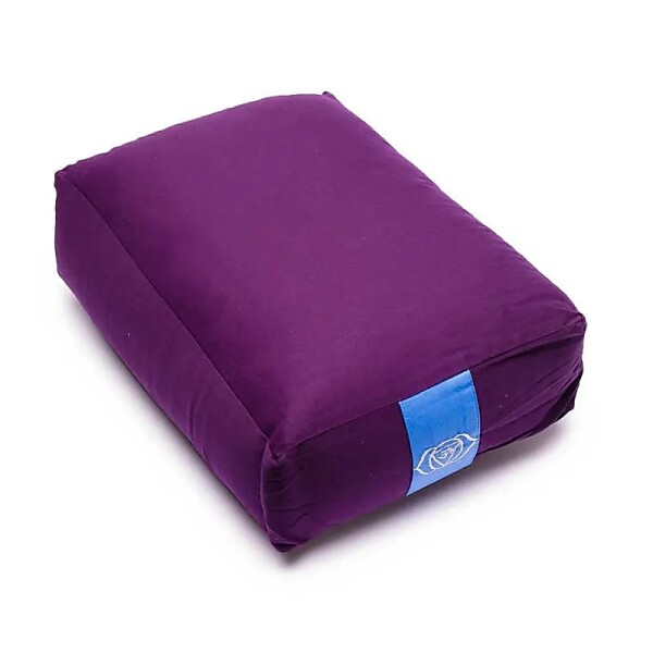 Meditationskissen/Bolster indigo 6. Chakra -- 38x28x12 cm