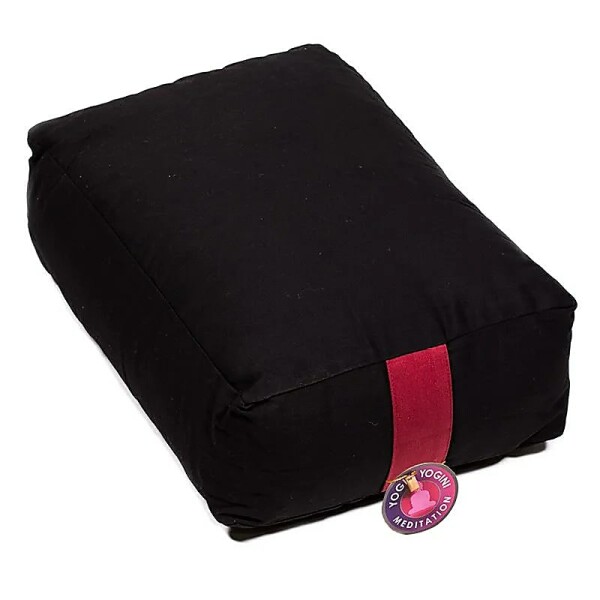 Meditationskissen/Bolster schwarz -- 38x28x12 cm
