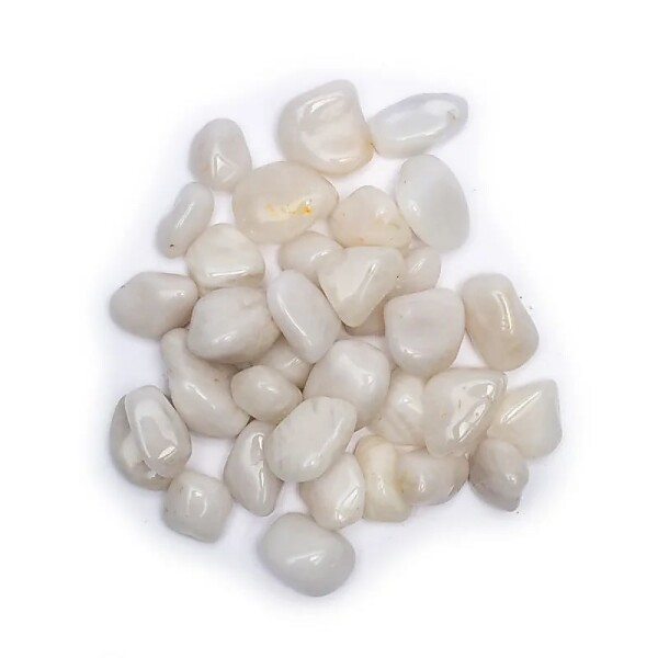 Milchquarz Trommelsteine A- Qualität -- ±500g; ±2-3cm