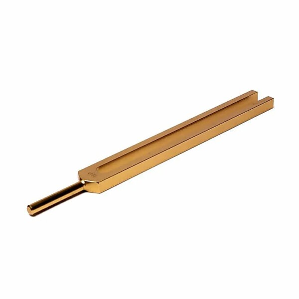 Mitte OM Stimmgabel goldfarbig -- 27 cm