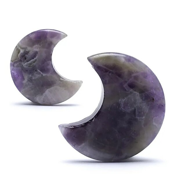 Mondförmiger Stein Amethyst -- 4 cm
