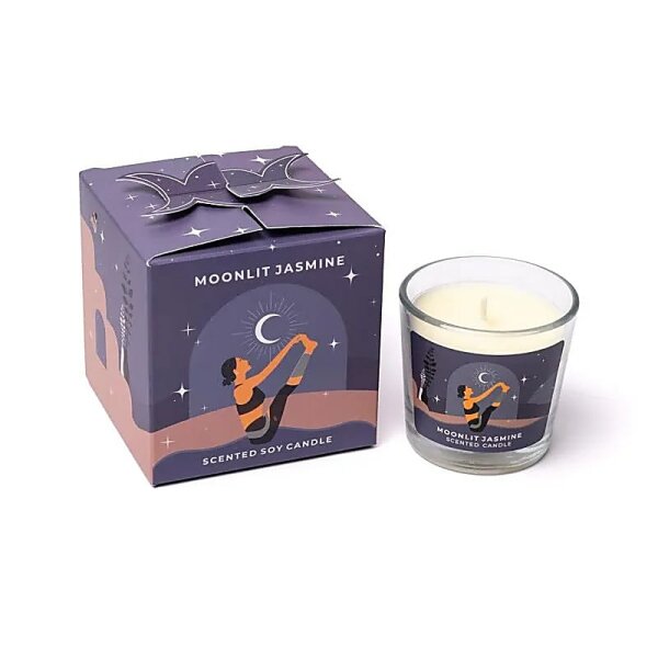 Moonshine Yoga Sojawachskerze Moonlit Jasmine -- 60g