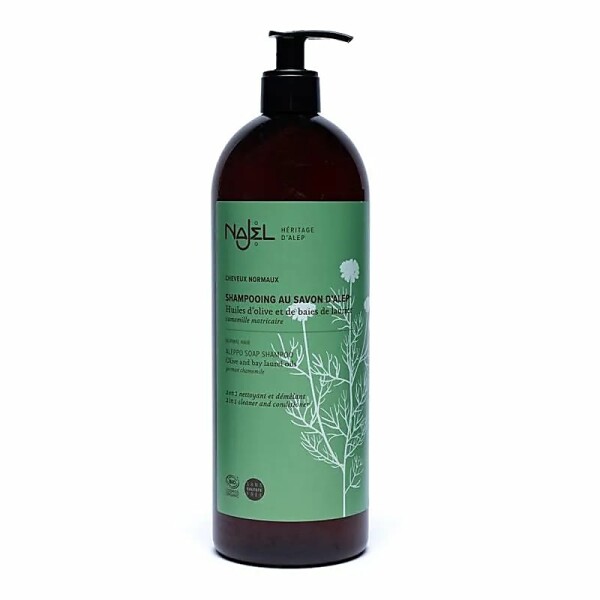 Najel Aleppo Shampoo 2-in-1 für normales Haar Bio -- 1000 ml