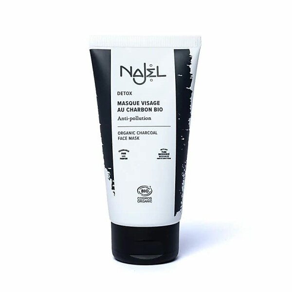 Najel reinigende Holzkohle-Gesichtsmaske BIO -- 75