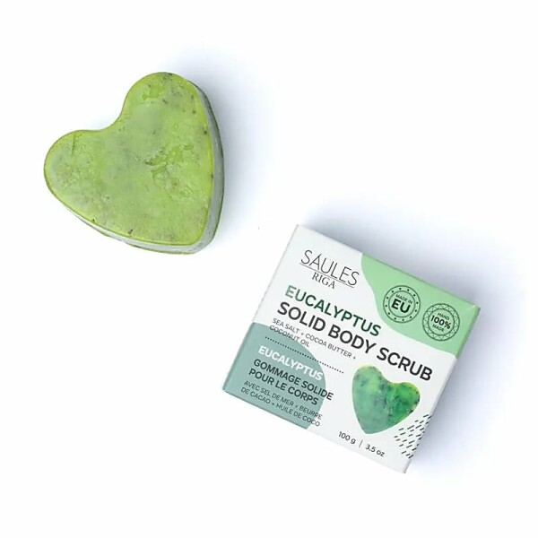Natürliche Peelingseife Eukalyptus -- 100g