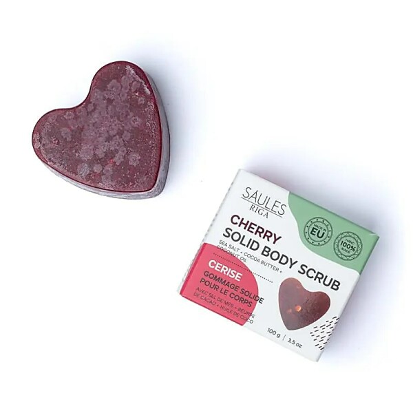 Natürliche Peelingseife Kirschen -- 100g