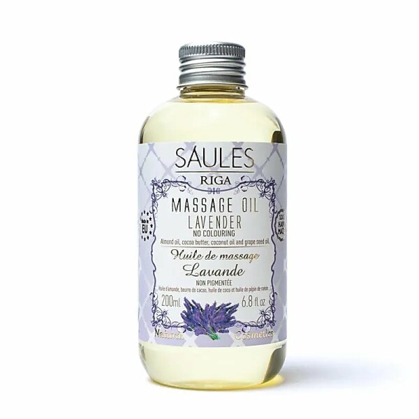 Natürliches Massageöl Lavendel -- 200ml