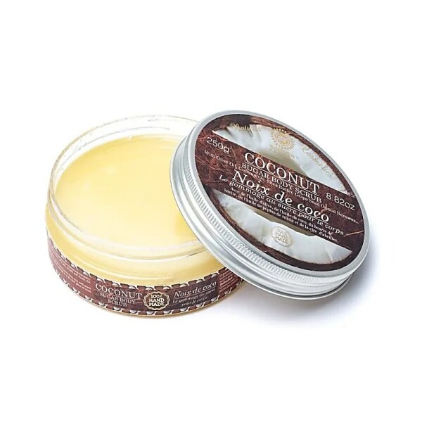 Natürliches Zucker-Körperpeeling Kokosnuss -- 250g