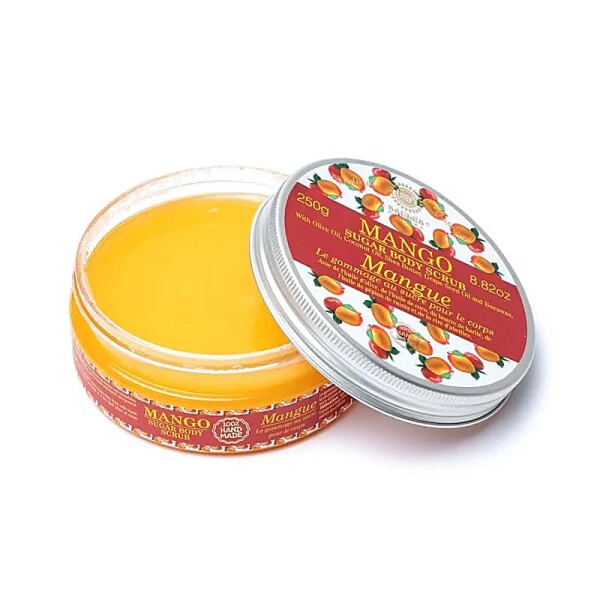 Natürliches Zucker-Körperpeeling Mango -- 250g