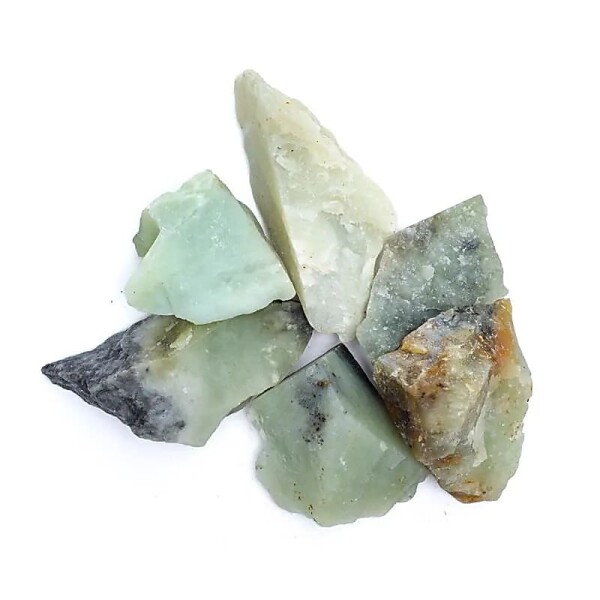 Neue Jade (Serpentin) roh -- ±3-8cm; ±1000g