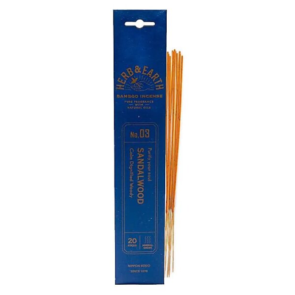 Nippon Kodo Weihrauch Sandelholz Herb & Earth -- 8 g
