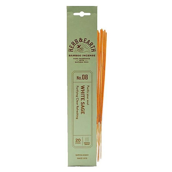 Nippon Kodo Weihrauch Weißer Salbei Herb & Earth -- 8 g