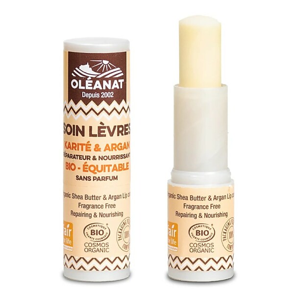 Oleanat Lippenbalsam Sheabutter & Argan BIO -- 4.5 g