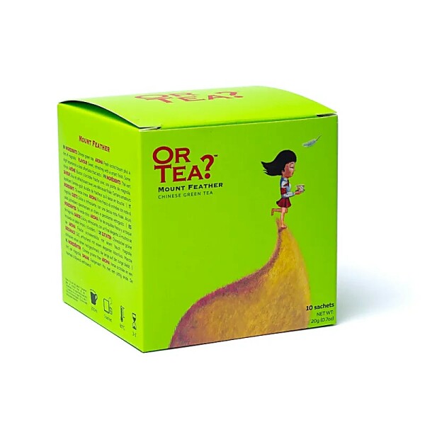 Or Tea? Mount Feather grüner Tee 10 Teebeutel BIO -- 20g