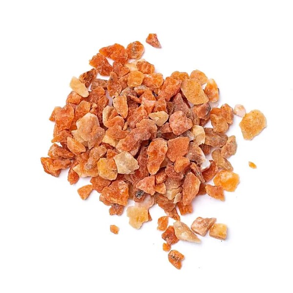 Orangefarbene Calcit Chips  -- ±0.5-1.5cm; ±700g