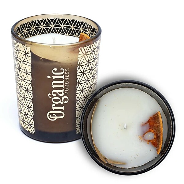 Organic Goodness Duftkerze Mandarine & Lorbeerblatt -- 200g