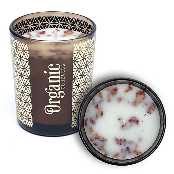 Organic Goodness Duftkerze Rose & Geranie -- 200g