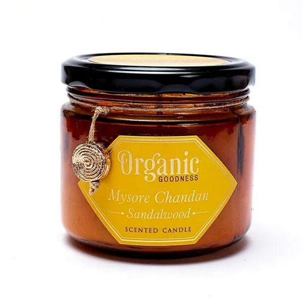 Organic Goodness Sojawachskerze Sandelholz -- 200g