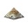 Orgonit Pyramide Mondstein mit Mondsymbol --7,5x7,5x5cm
