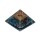 Orgonit Pyramide Rubin in Kyanit -- 7x7x6cm