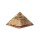 Orgonit Pyramiden Sonnenstein mit Sonnensymbol -- 7,5x7,5x5cm