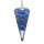 Orgonitpendel Lapislazuli mit Facette spitz -- 11 g; 4 cm