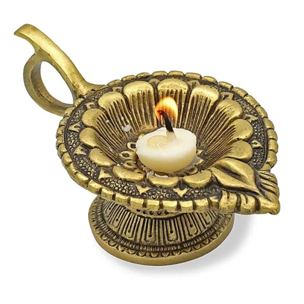 Orientalischer Kerzenhalter Ohm -- 290 g; 12x4 cm