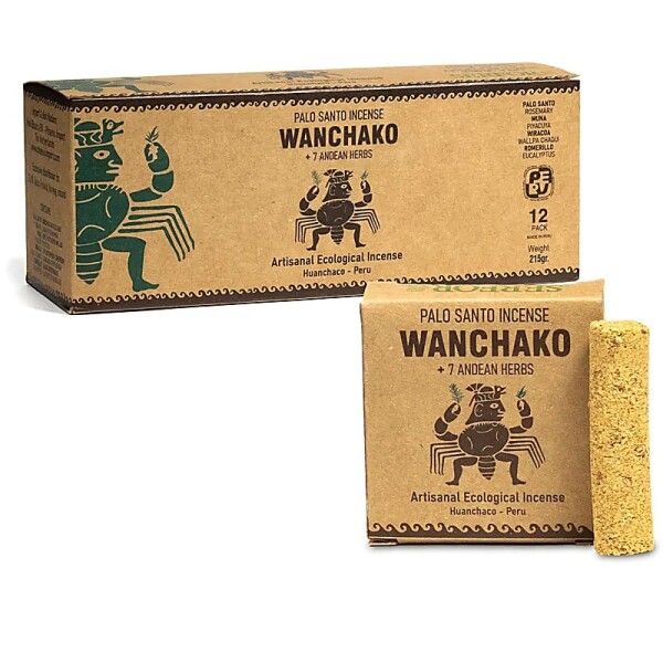 Palo Santo Weihrauch-Röllchen mit 7 kräutern 12 Packungen -- 12x13 g