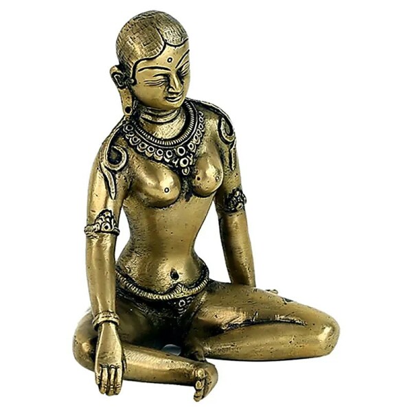 Parvati Statue einfarbig -- 1100 g; 15 cm