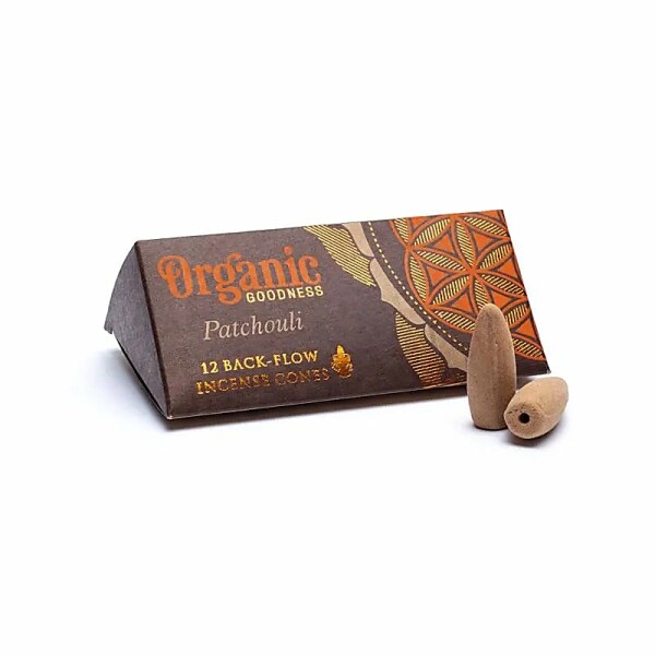 Patchouli natürliche Rückfluss Räucherkegel -- 24 g