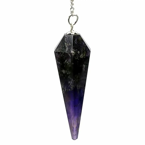 Pendel Amethyst mit Facettenspitze -- 3.5 cm