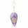 Pendel Amethyst tropfenf&ouml;rmig der Blume des Lebens -- 13 g