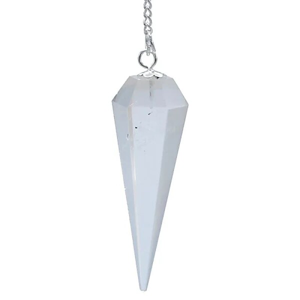 Pendel Bergkristall mit Facette Spitze -- 3.5 cm