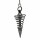 Pendel Messing titanfarben -- 12 g; 4cm